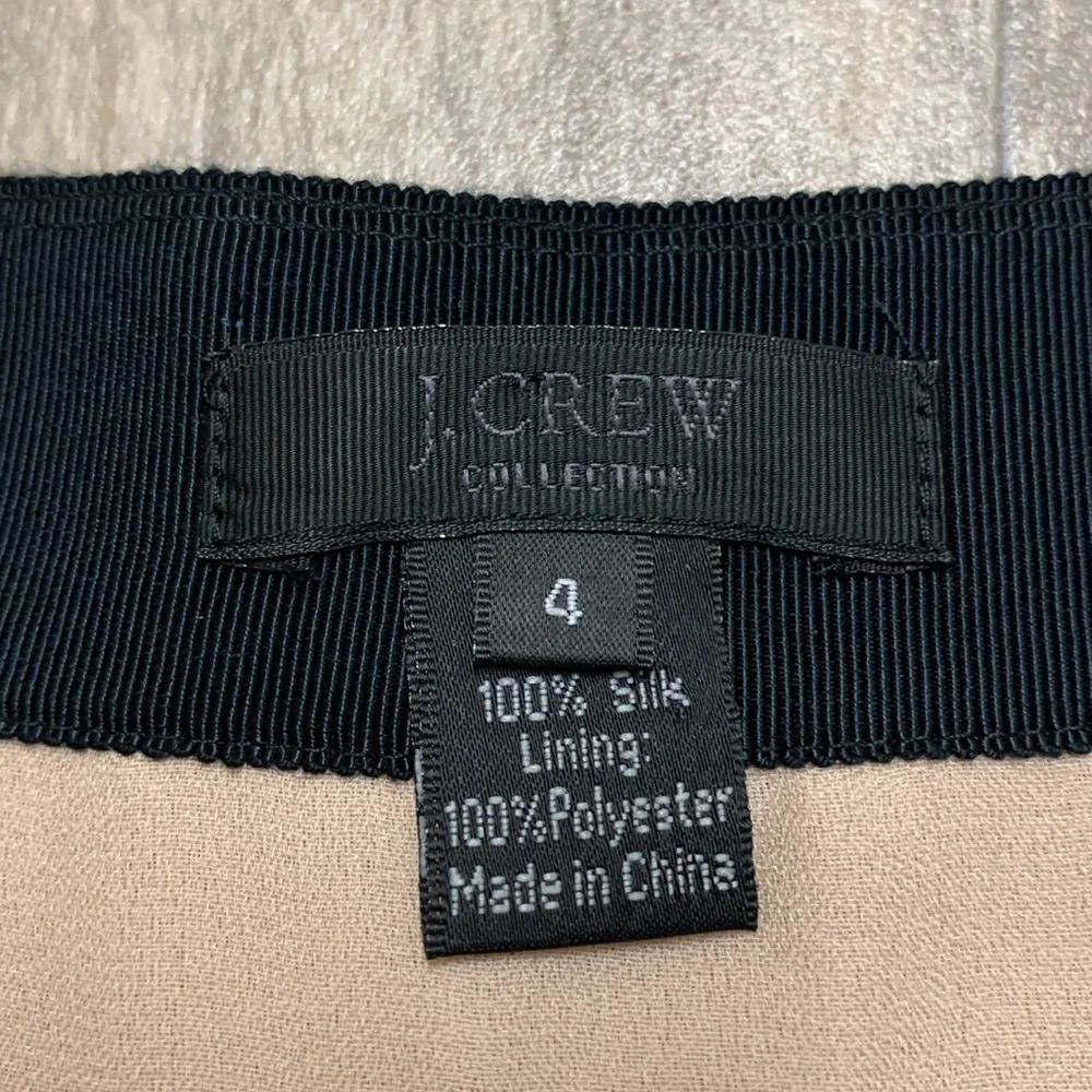 Womens J.Crew 100% Silk Ribbon Tiered Mini‎ Skirt